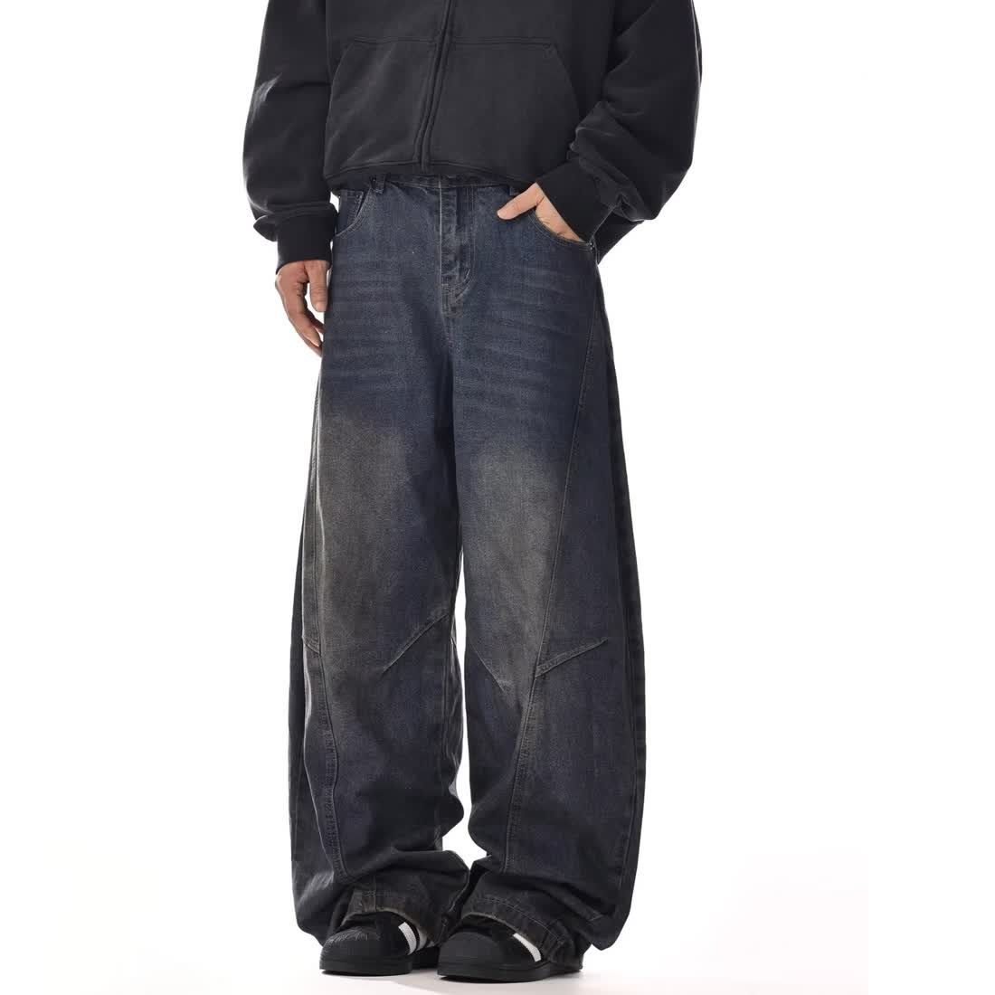 Wide Leg Denim Pants - Image 3